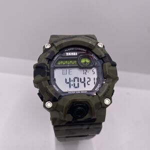 Skmei Mens Army Digital Sports Watch Works New Battery